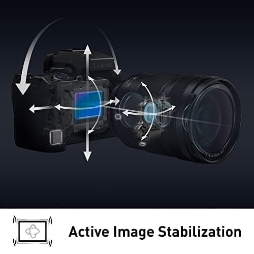 Panasonic LUMIX S5II Mirrorless Camera, 24.2MP Full Frame with Phase Hybrid AF, New Active I.S. Technology, Unlimited 4:2:2 10-bit Recording - DC-S5M2BODY Black