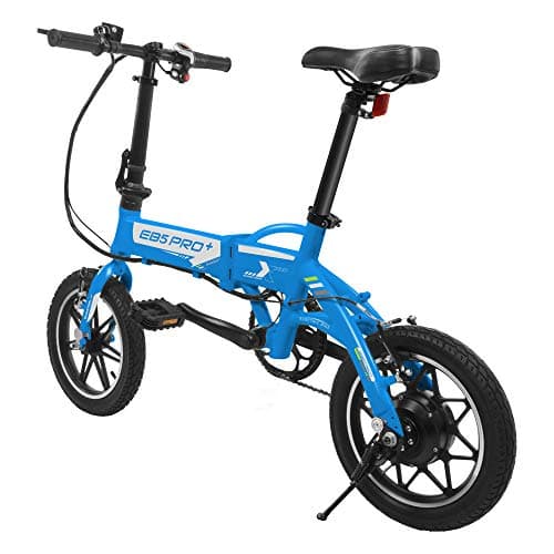Swagtron Swagcycle EB-5 Plus Folding Electric Bike with Pedals and Removable Battery