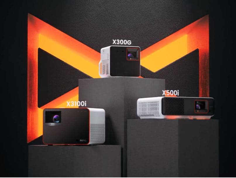 BenQ X300G | Portable 4K Gaming Projector | 4ms Response Time | LED 2000 Lumens | Short Throw | 3D Auto Keystone| Buit-in Game Modes | Charge & Display USB-C | Android TV w/ Built in 16W speaker