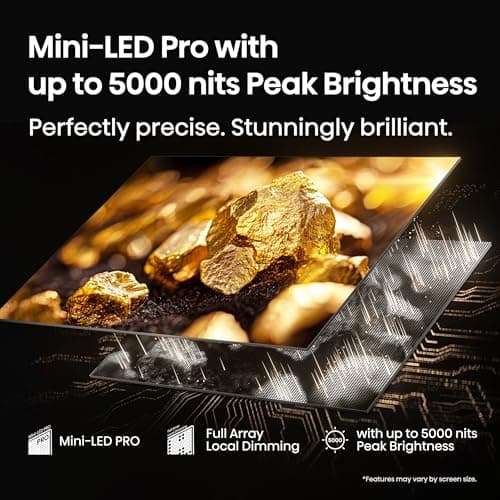 Hisense 55" Class U8 Mini-LED ULED 4K UHD Google Smart TV (55U8QG, 2025 Model) - QLED, Native 165Hz, VRR 288, Up to LD5600, 5000 Nits, HDR10+, Dolby Vision IQ · Atmos, IMAX Enhanced, 4.1.2 Ch Audio