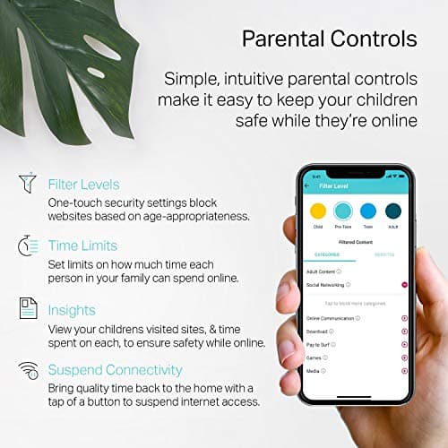 TP-Link 𝐃𝐞𝐜𝐨 S4 Mesh AC1900 WiFi System - Up to 5,500 Sq.ft. Coverage, Replaces WiFi Router and Extender, Gigabit Ports, Works with Alexa, 3-pack