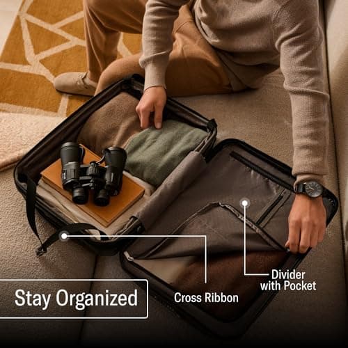 Samsonite Freeform 23-Inch Hardside Carry-On Luggage with Spinner Wheels - Hardshell Carry-On Suitcase - TSA, Airline-Approved - Expandable Hard Shell, Smooth Rolling Wheels for Lightweight Travel.