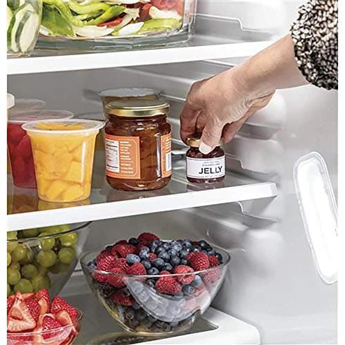 GE GSS25IYNFS 36" Side by Side Refrigerator with 25.14 cu. ft. Total Capacity Showcase LED Lighting and Hidden Hinge in Stainless Steel