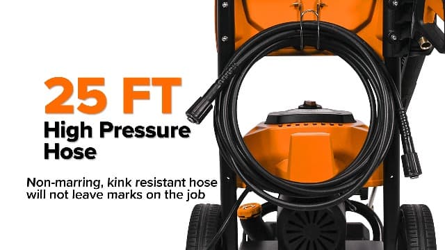 Generac 8888 2700 PSI 1.2 GPM Electric-Powered Residential Pressure Washer - Powerful & Efficient Cleaning - Portable, Ideal for Home Use - 50-State/CARB Compliant