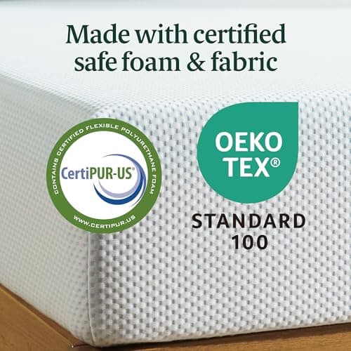 ZINUS 12 Inch Green Tea Cooling Memory Foam Mattress [New Version], Twin, Fiberglass Free, Medium Firmness, Cooling Gel Foam, Certified Safe Foams & Fabric, Mattress in A Box