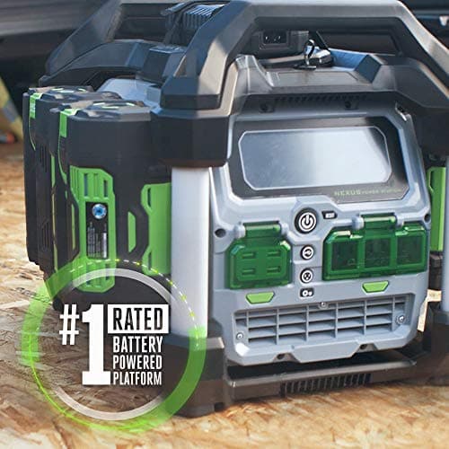 EGO Power+ PST3042 Nexus Portable Power Station for Indoor and Outdoor Use Two 7.5Ah Battery Included, Black
