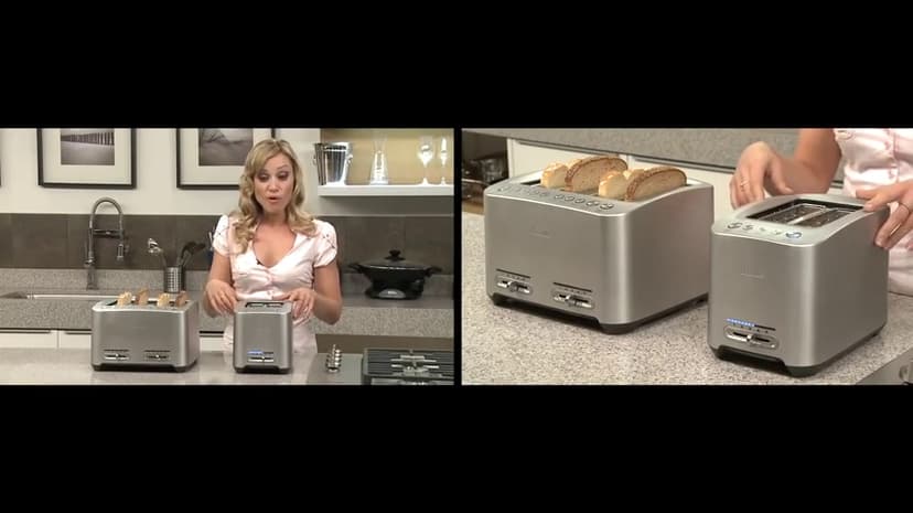 Breville BTA820XL Die-Cast Smart Toaster, 2 Slice, Brushed Stainless Steel