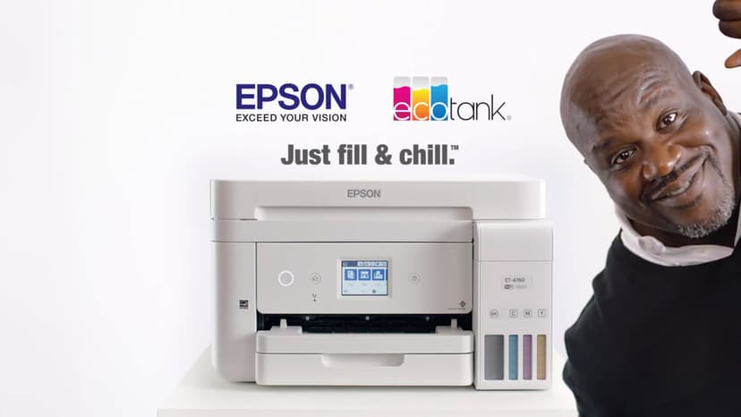 Epson EcoTank ET-2760 Wireless Color All-in-One Cartridge-Free Supertank Printer with Scanner and Copier