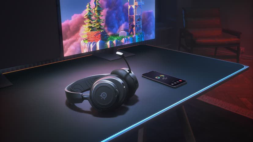 SteelSeries Arctis Nova 7 Wireless Multi-Platform Gaming Headset — Neodymium Magnetic Drivers — 2.4GHz + Mixable Bluetooth — 38Hr USB-C Battery — ClearCast Gen2 AI Mic — PC, PS5, Switch, VR, Mobile
