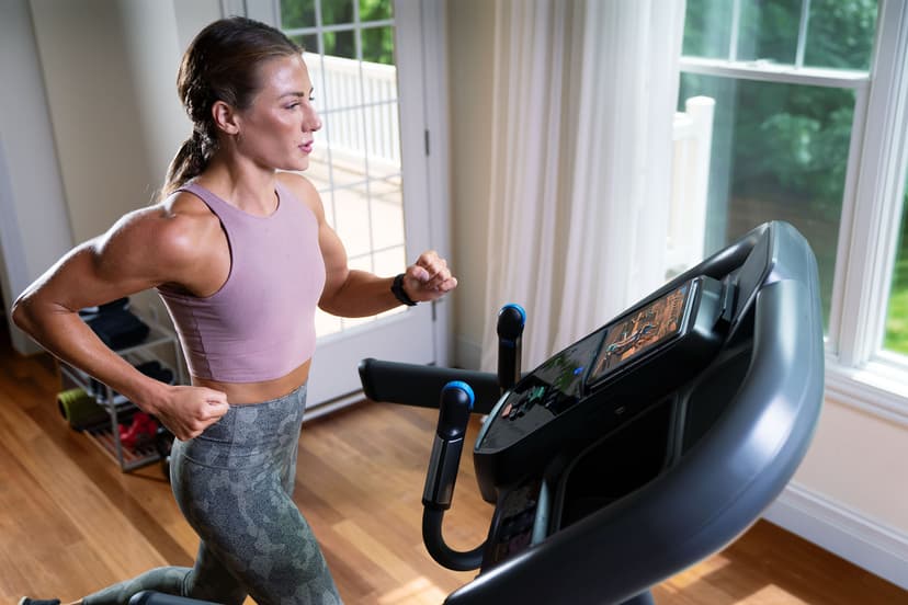 Horizon Fitness 7.4 at Studio Series Smart Treadmill with Bluetooth and Incline, Heavy Duty Folding Treadmill 350 lbs Weight Capacity, Pro Running Machine for Home Exercise and Running with Apps