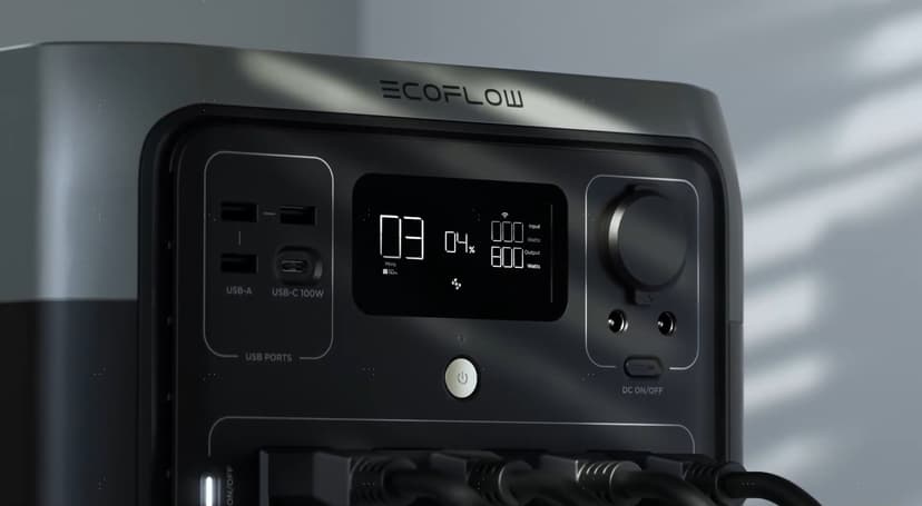 EF ECOFLOW Portable Power Station RIVER 2 Pro, 768Wh LiFePO4 Battery, 70 Min Fast Charging, 4X800W AC Outlets, Solar Generator for Outdoor Camping/RVs/Home Use