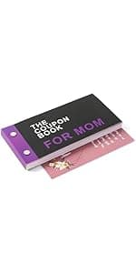 Personalized Coupon Book, 30 Blank Voucher Cards Booklet for All Occasions, Mothers Day Gifts for Mom, Unique Birthday Gifts for Boyfriend Wife Husband Girlfriend Best Friend