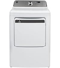 Kenmore 2682273 Front Load Electric Dryer with Steam, Wrinkle Guard, Energy Saver, Smart Sensor Drying System, 8.0 cu. ft. Total Capacity, Metallic Silver
