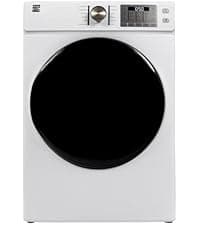 Kenmore 2682273 Front Load Electric Dryer with Steam, Wrinkle Guard, Energy Saver, Smart Sensor Drying System, 8.0 cu. ft. Total Capacity, Metallic Silver