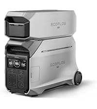 EF ECOFLOW DELTA Pro 3 Portable Power Station, 4096Wh LFP Battery, Expandable to 48kWh, 120/240V 4000W AC Output, Solar Generator for Home Use, Camping Accessories, Emergencies, Power Outages, RVs