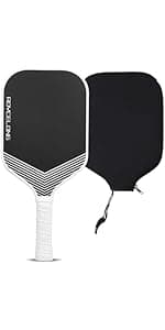 Pickleball Paddles Pickleball Rackets T700 Carbon Fiber Surface Pickle Ball Training Paddle for Beginners to Advanced Players USAPA Compliant 16mm Core Portable Bag