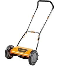 LawnMaster LMRM1401 Push Reel Lawn Mower 14-Inch 5-Blade