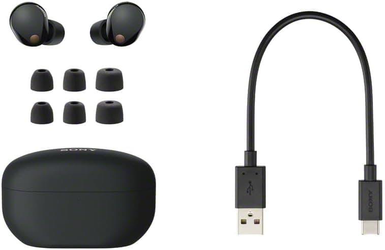 Sony WF-1000XM5 The Best Truly Wireless Bluetooth Noise Canceling Earbuds & in-Ear Headphones with Alexa Built-in, Black