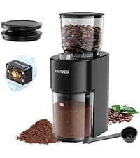 Espresso Coffee Machine Cappuccino Latte Maker 3.5 Bar 1-4 Cup with Steam Milk Frother, Black