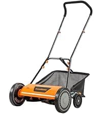LawnMaster LMRM1401 Push Reel Lawn Mower 14-Inch 5-Blade