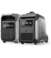 EF ECOFLOW DELTA Pro 3 Portable Power Station, 4096Wh LFP Battery, Expandable to 48kWh, 120/240V 4000W AC Output, Solar Generator for Home Use, Camping Accessories, Emergencies, Power Outages, RVs