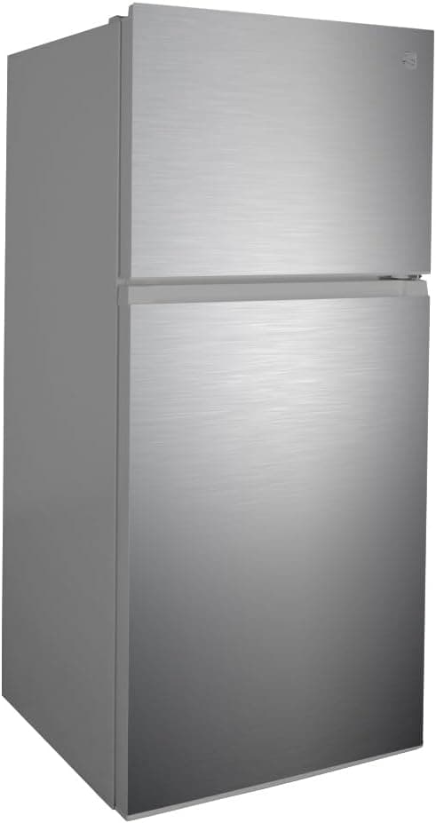 Kenmore 30 in. 18.2 cu. ft. Capacity Refrigerator/Freezer with Adjustable Glass Shelving, Humidity Control Crispers, Gallon Door Bins, ENERGY STAR Certified, Fingerprint Resistant Stainless Steel