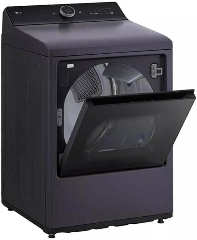 LG DLEX8600BE 7.3 Cu. Ft. Ultra Large Capacity Rear Control Matte Black Electric Dryer