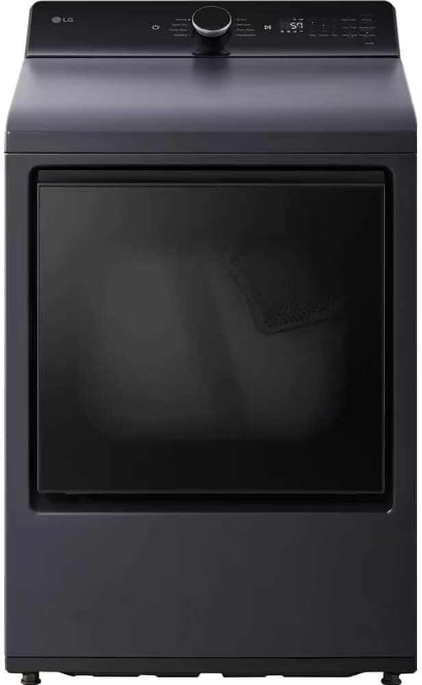 LG DLEX8600BE 7.3 Cu. Ft. Ultra Large Capacity Rear Control Matte Black Electric Dryer