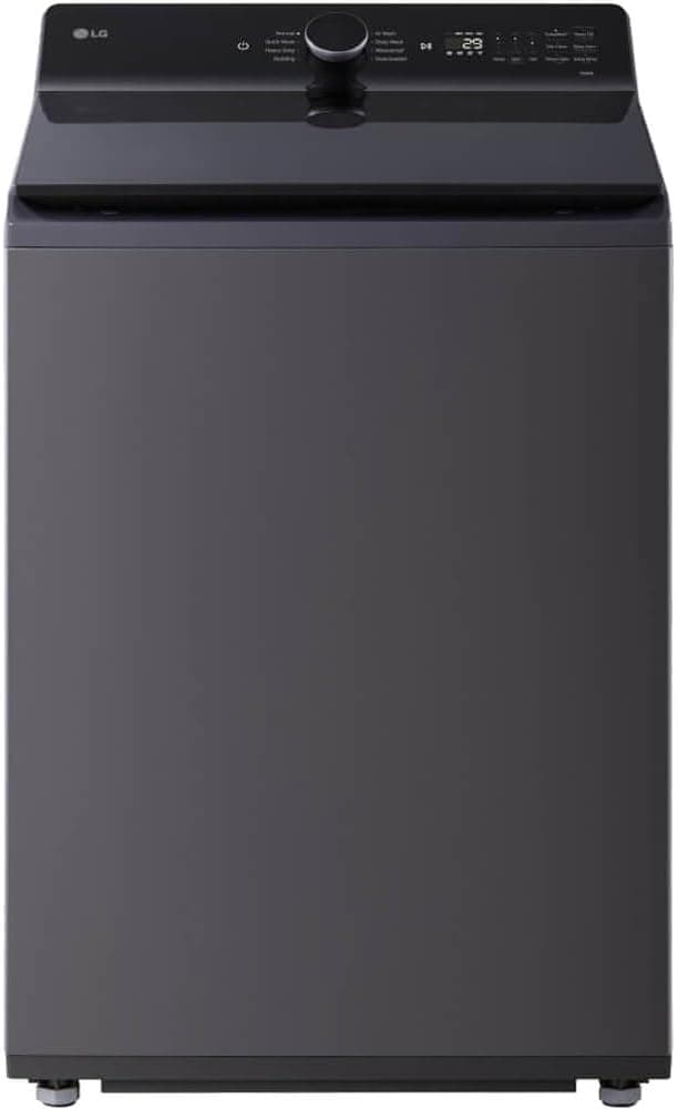 LG WT8600CB 5.5 Cu. Ft. Matte Black Mega Capacity Smart Top Load High-Efficiency Washer with Built-In Faucet