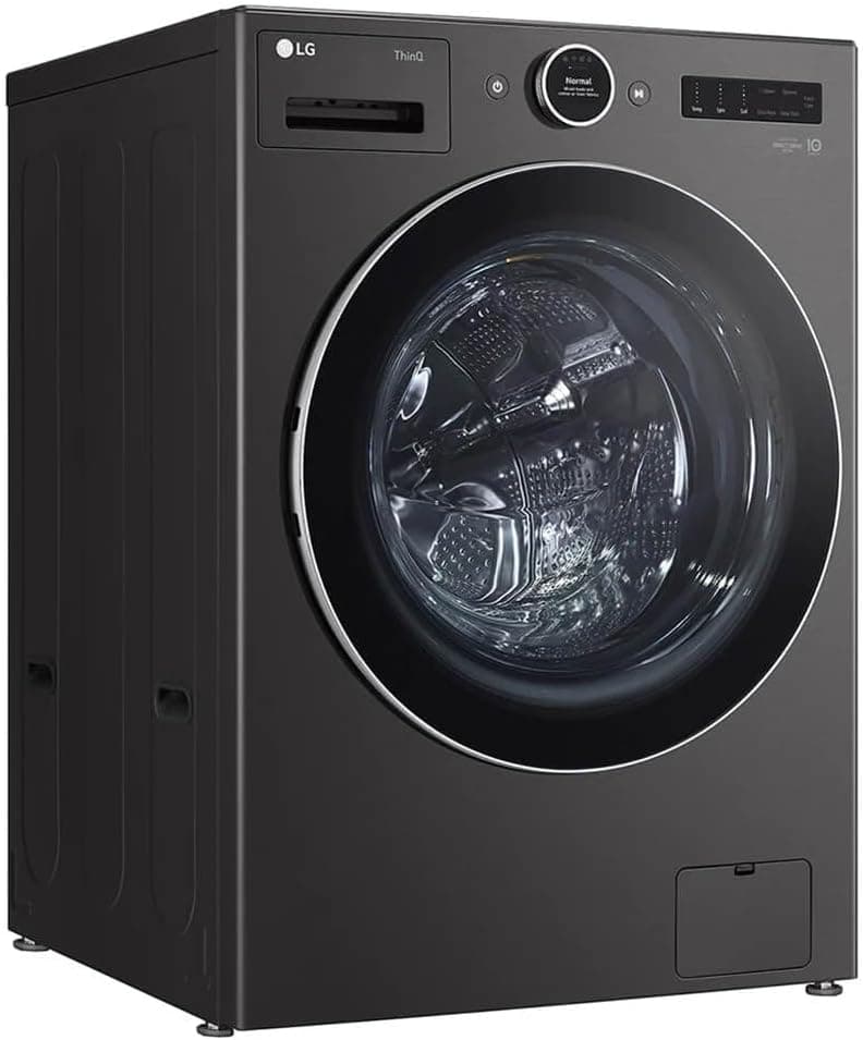 LG WM6700HBA 5.0 Cu. Ft. Black Steel Front Load HE Stackable Smart Washer
