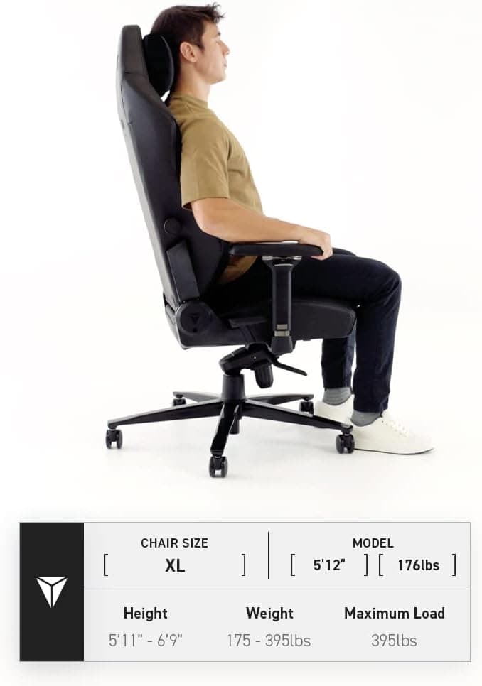 Secretlab Titan Evo Frost Blue Gaming Chair - Reclining, Ergonomic & Heavy Duty Computer Chair with 4D Armrests, Magnetic Head Pillow & Lumbar Support - Big and Tall Up to 395 lbs - Blue - Fabric