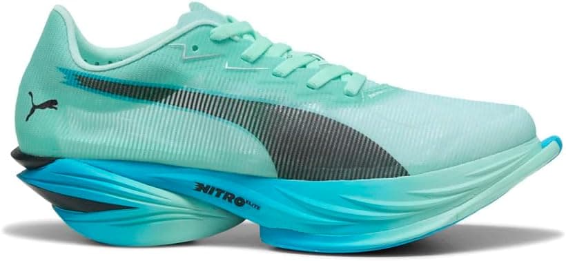 PUMA Womens Fast-R Nitro Elite 3 Running Sneakers Shoes - Green