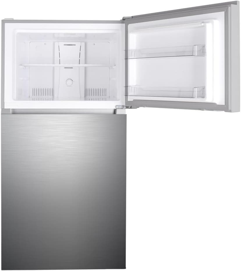 Kenmore 30 in. 18.2 cu. ft. Capacity Refrigerator/Freezer with Adjustable Glass Shelving, Humidity Control Crispers, Gallon Door Bins, ENERGY STAR Certified, Fingerprint Resistant Stainless Steel