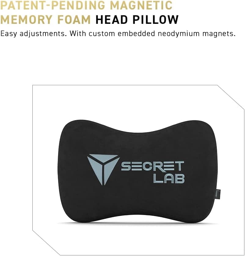 Secretlab Titan Evo Royal Gaming Chair - Reclining, Ergonomic & Comfortable Computer Chair with 4D Armrests, Magnetic Head Pillow & 4-Way Lumbar Support - Blue - Leatherette