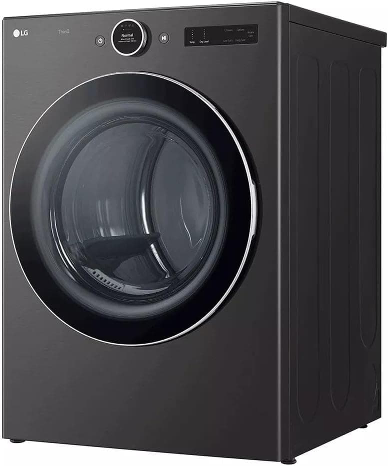 LG DLEX6700B 27 Inch Smart Electric Dryer with 7.4 Cu. Ft. Capacity, 23 Dryer Cycles, Wrinkle Care, TurboSteam, Dial-A Cycle™ Knob, FlowSense Indicator, AI Fabric Sensor