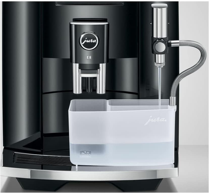 Jura E8 (NAA) 4th Gen Automatic Coffee Machine (Piano Black)