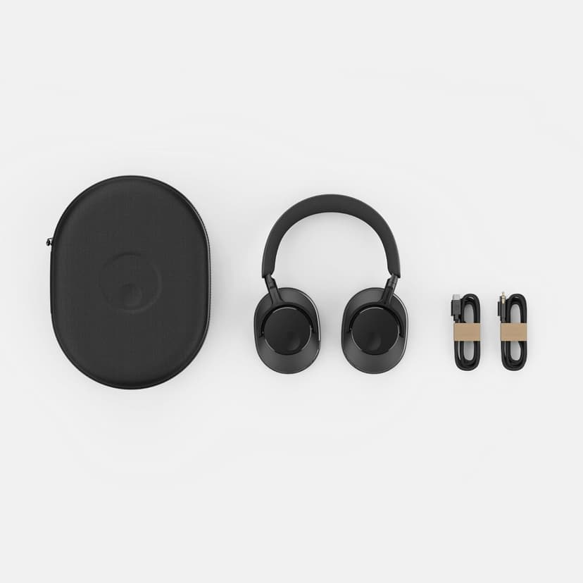 Cambridge Audio Melomania P100 Headphones - Bluetooth, Active Noise Cancelling with Hi-Fi Sound, 100 Hour Playback with User Replaceable Battery, Gaming Mode and Carry Case (Black)