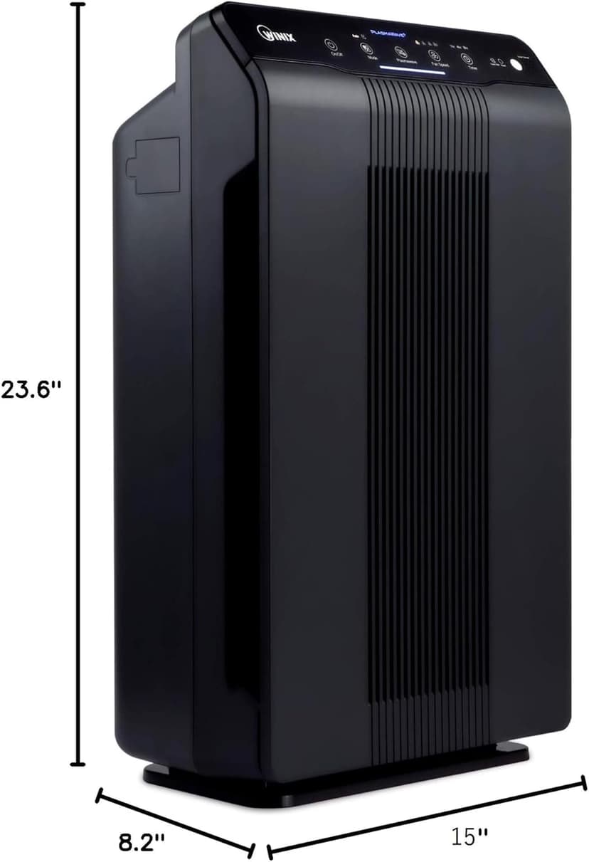 Winix 5500-2 Air Purifier with True HEPA, PlasmaWave and Odor Reducing Washable AOC Carbon Filter Medium