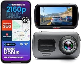 Nextbase 622GW Dash Cam Full 4K/30fps UHD Recording in Car DVR Camera- 140° Front- Wi-Fi, GPS, Bluetooth- Super Slow Motion @ 120fps- Image Stabilisation- what3words- Night Vision- Alexa Built-in
