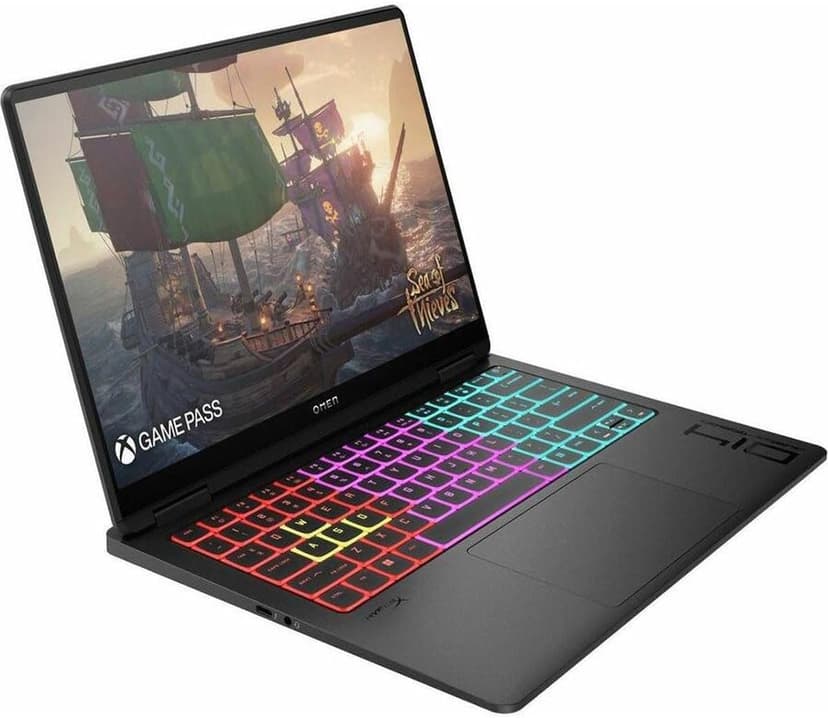 HP OMEN Transcend 14-fb0761nr 14" 2.8K 120Hz OLED Gaming Laptop, Intel Core Ultra 7 155H 1.4GHz, 16GB RAM, 1TB SSD, NVIDIA GeForce RTX 4060 8GB, Windows 11 Home, Shadow Black