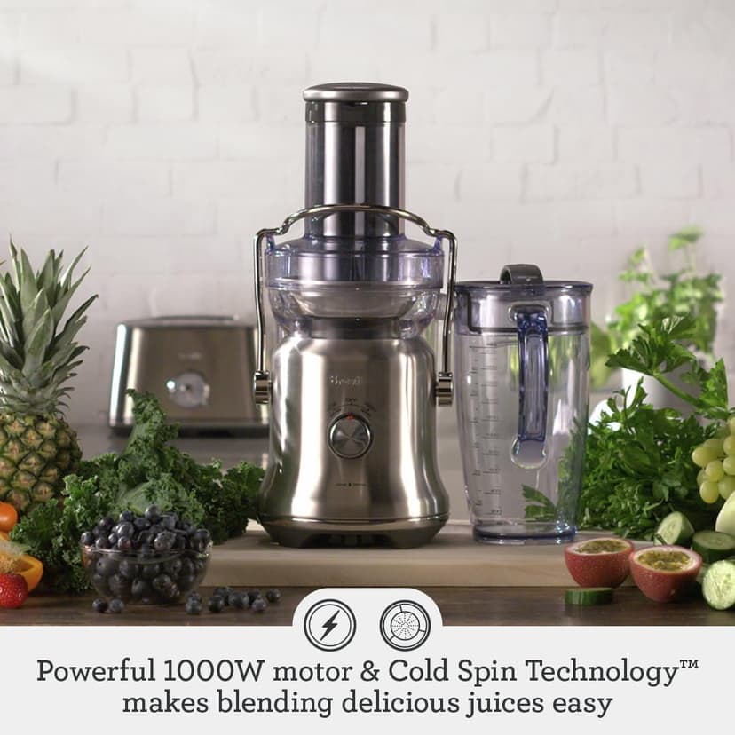Breville BJE530BSS Juice Fountain Cold Plus, 70 fl oz, Brushed Stainless Steel