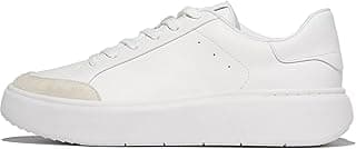 FitFlop Womens Rtg Leather/Suede Sneakers