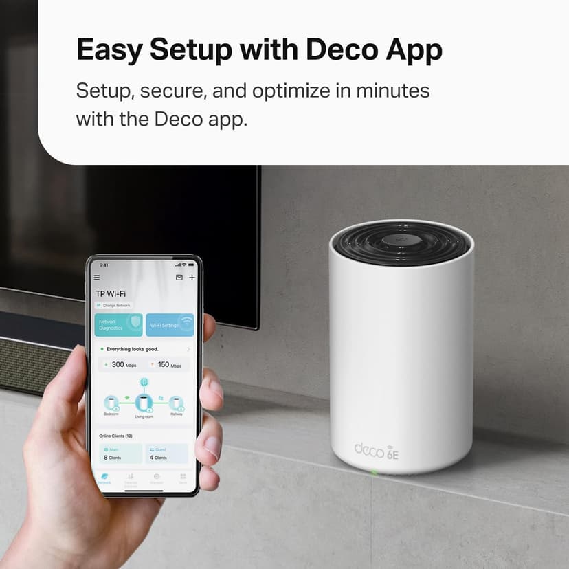 TP-Link 𝐃𝐞𝐜𝐨 XE70 Pro AXE4900 Tri-Band WiFi 6E Mesh WiFi System - 2.5G WAN/LAN Ports, 4.9 Gbps Wi-Fi 7,200 Sq. Ft Coverage, Connect up to 200 Devices, 6 GHz Band, 3-Pack