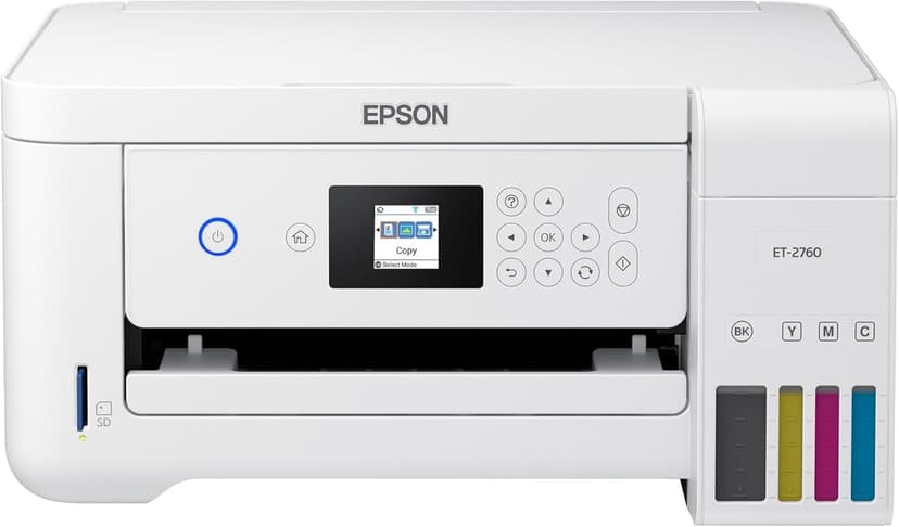 Epson EcoTank ET-2760 Wireless Color All-in-One Cartridge-Free Supertank Printer with Scanner and Copier