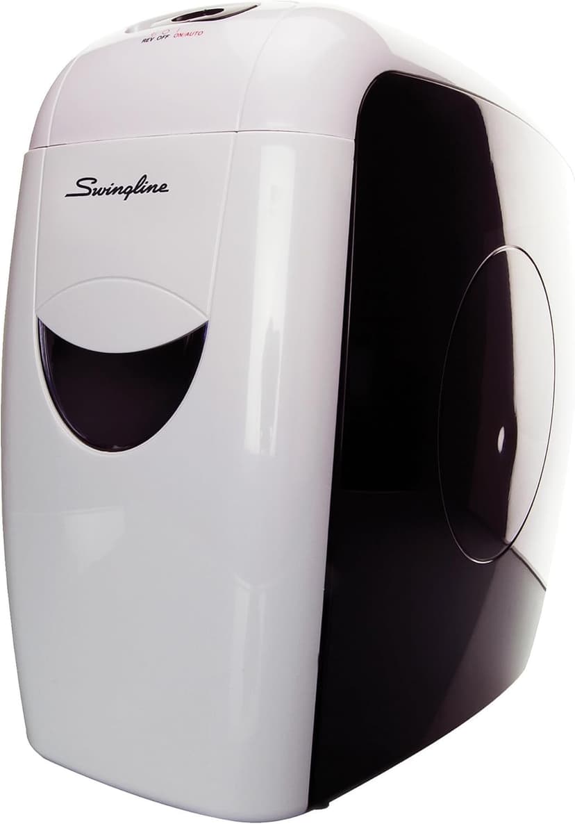 GBC Paper Shredder, 7 Sheet Capacity, Super Cross-Cut, 1 User, Personal, style+ (1758581), White/Black