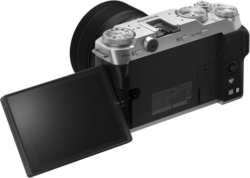 Fujifilm X-M5 Mirrorless Digital Camera XC15-45mmF3.5-5.6 OIS PZ Lens Kit - Silver
