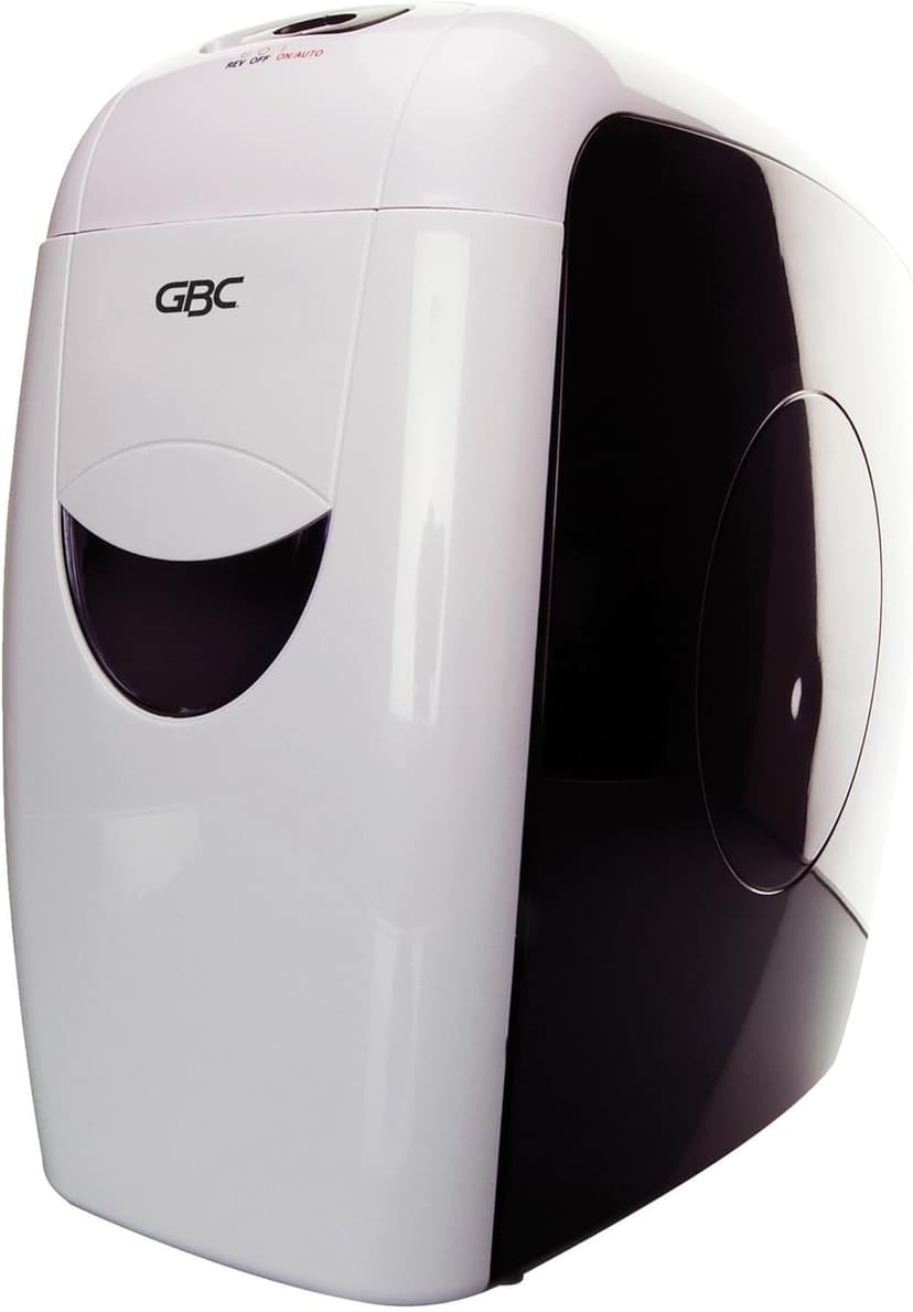 GBC Paper Shredder, 7 Sheet Capacity, Super Cross-Cut, 1 User, Personal, style+ (1758581), White/Black
