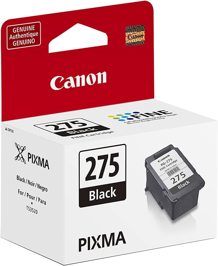 Canon PIXMA TR4720 All-in-One Wireless Printer Home use, with Auto Document Feeder, Mobile Printing and Built-in Fax, Black PG-275 Black Ink Tank, CL-276 Color Ink Cartridge