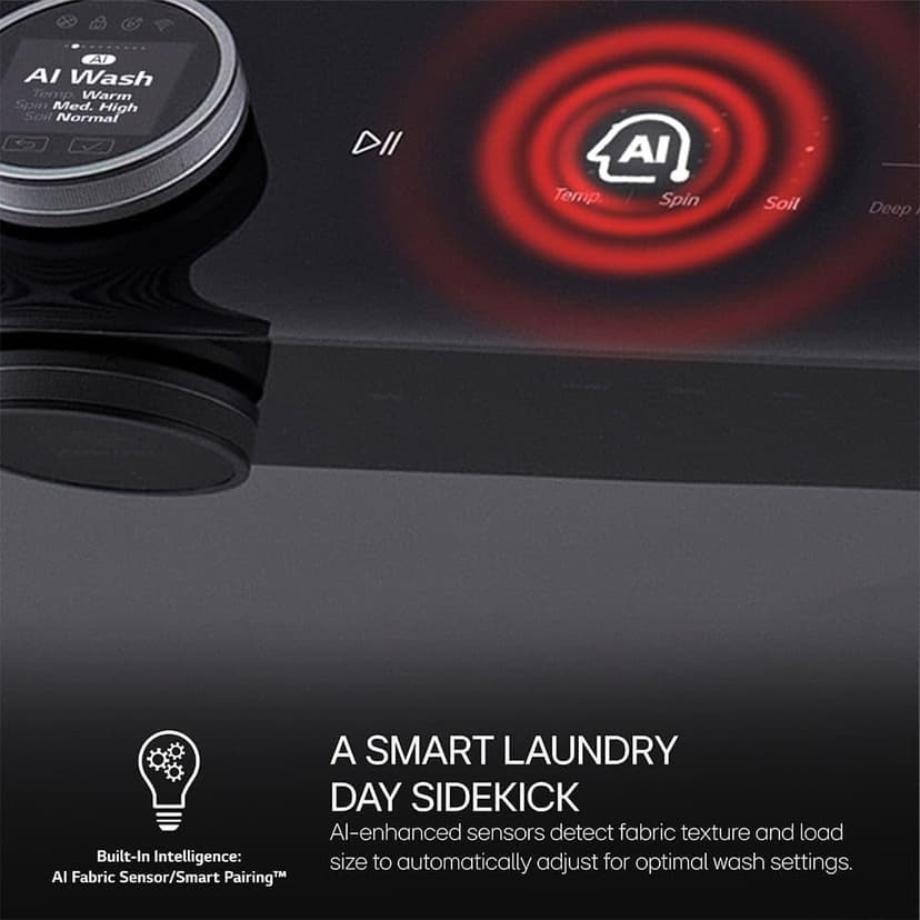 LG WT8600CB 5.5 Cu. Ft. Matte Black Mega Capacity Smart Top Load High-Efficiency Washer with Built-In Faucet