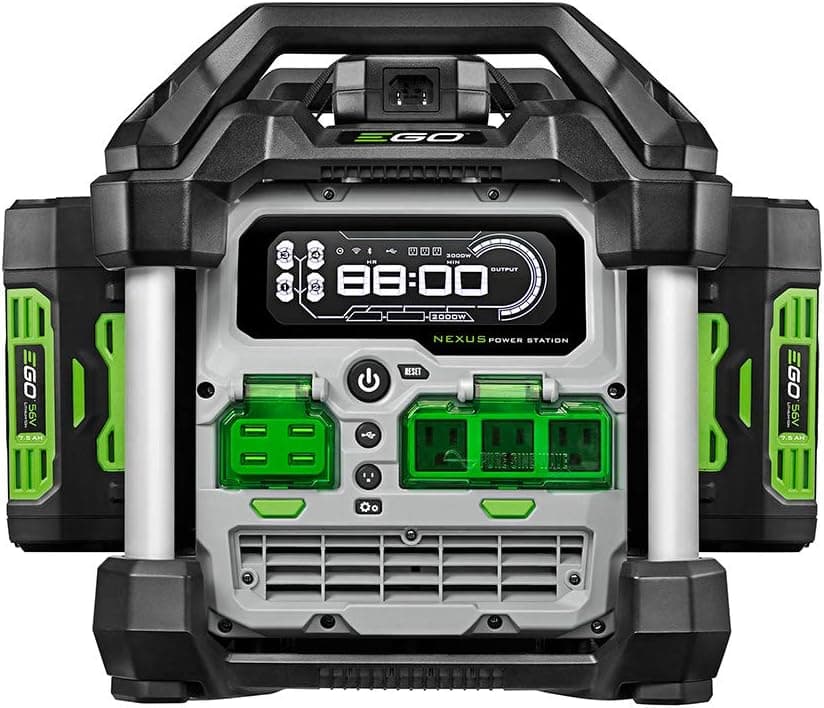 EGO Power+ PST3042 Nexus Portable Power Station for Indoor and Outdoor Use Two 7.5Ah Battery Included, Black